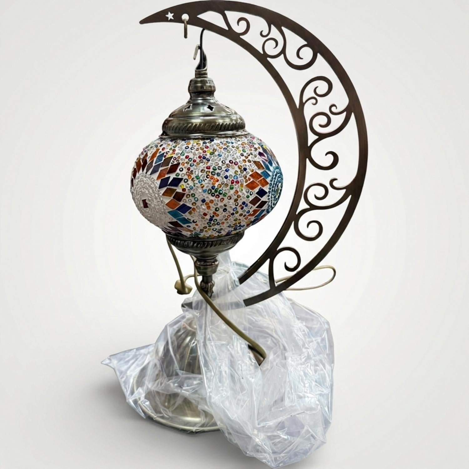 Ramadan crescent decoration strong metal