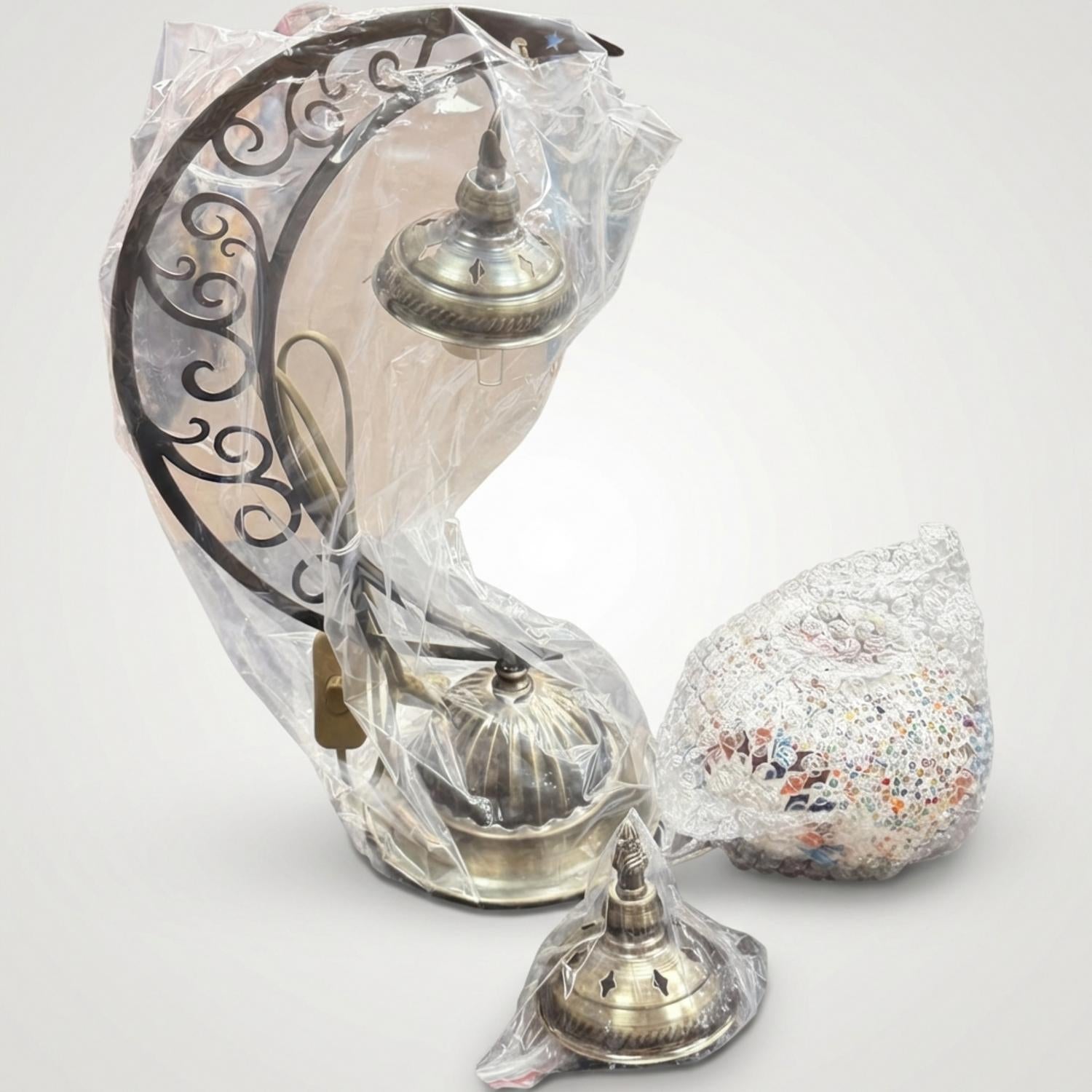Ramadan crescent decoration strong metal