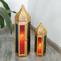 Set of 2 Decorative Ramadan Candle Lanterns