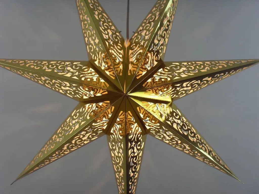 MR035 Hollow Star Hanging, Eid Mubarak Christmas Ramadan Decoration